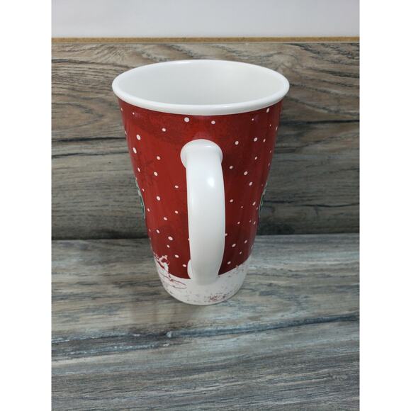 Starbucks Coffee 2007 Holiday Mug Ceramic Christmas To Go Cup - Picture 4 of 8